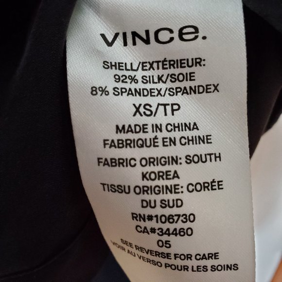 Vince Button Down Long Sleeve Shirt Size XS - Picture 3 of 4